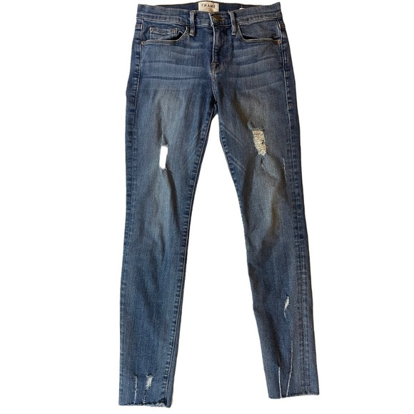 FRAME Skinny Sedgewick Jeans 27 - Picture 1 of 7